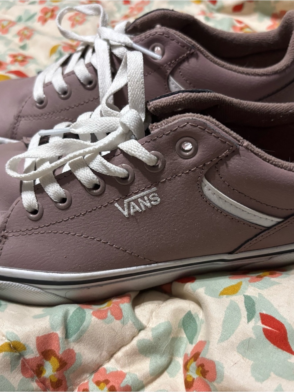 Vans Women's Dusty Mauve Lace-Up Sneakers